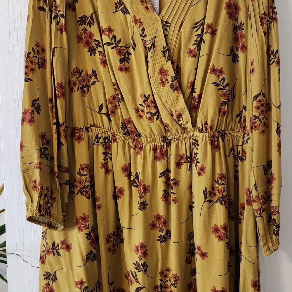Daniel Rainn Parnika Button Detail Dress 2X